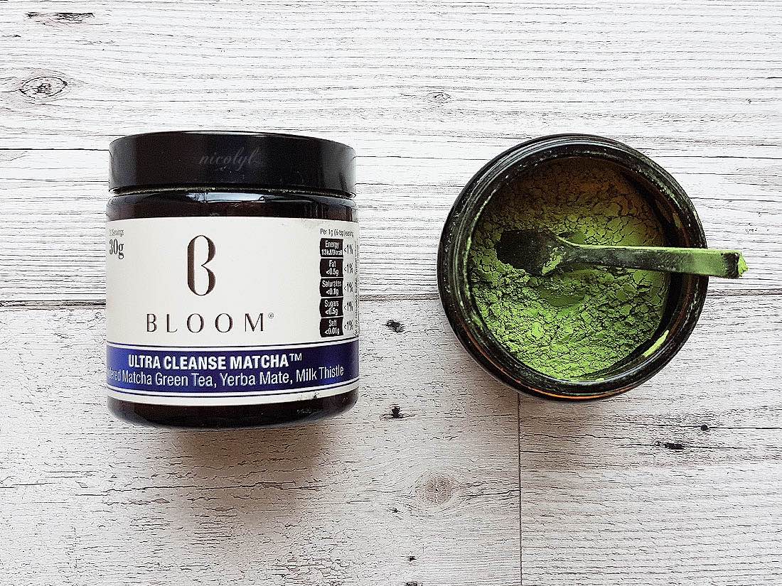 bloom ultra cleanse supercharge matcha green tea