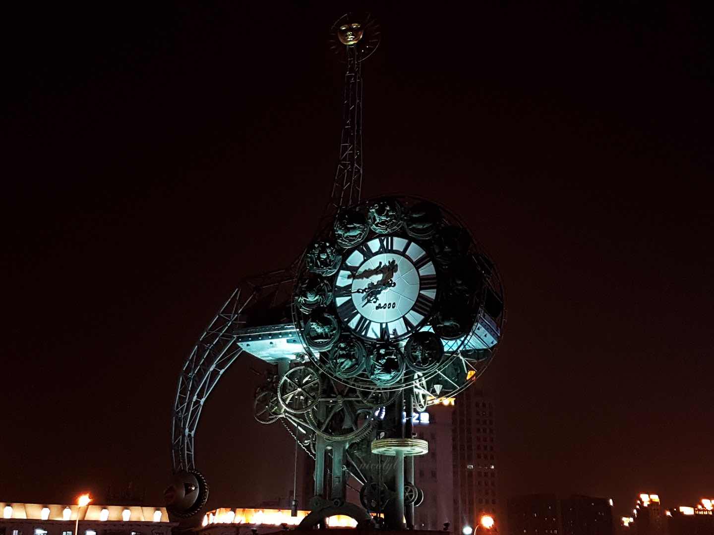 Tianjin zodiac century clock