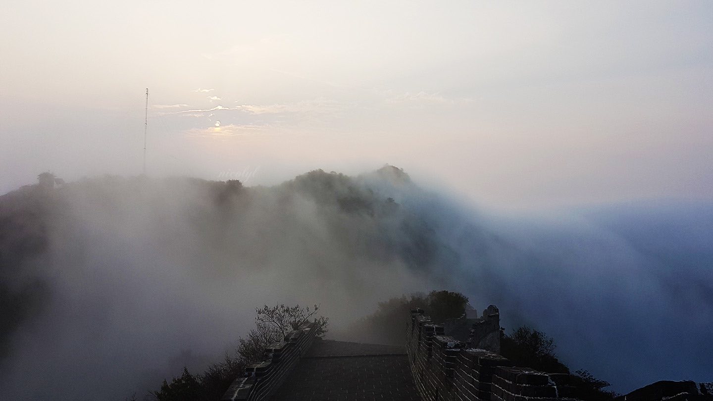 Camping on the Great Wall of China