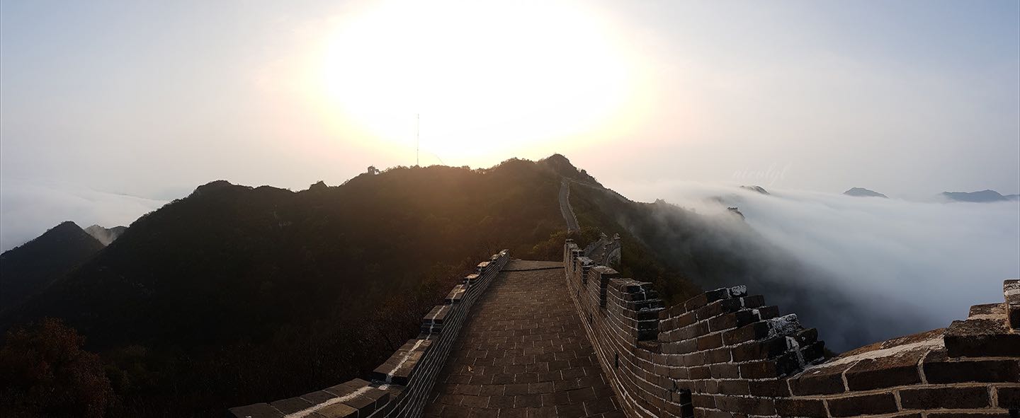 Camping on the Great Wall of China