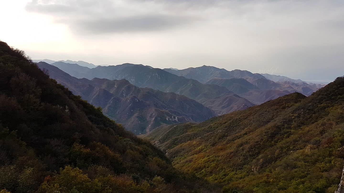 Camping on the Great Wall of China