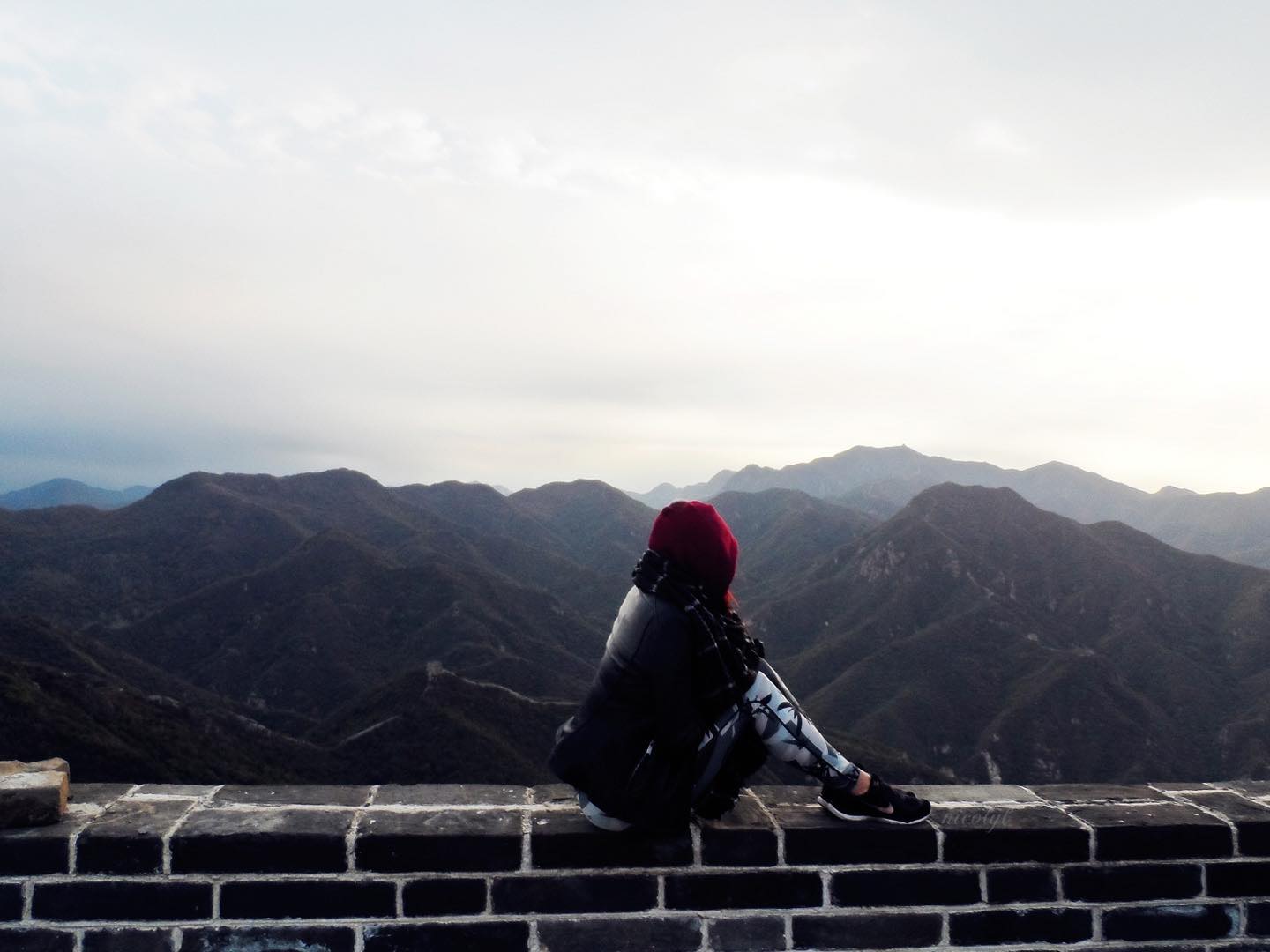 Camping on the Great Wall of China