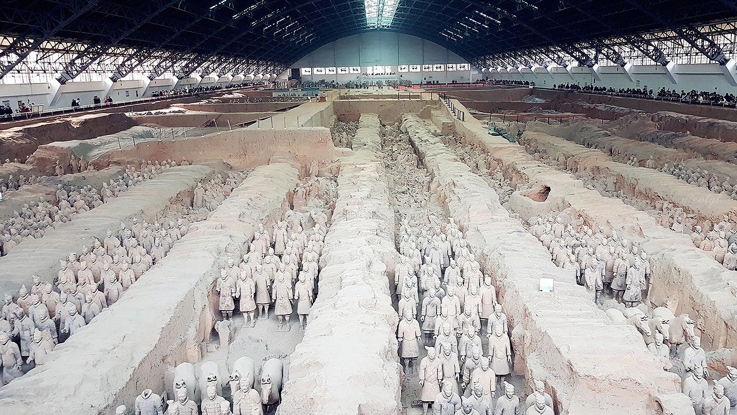 terracotta army warriors xian