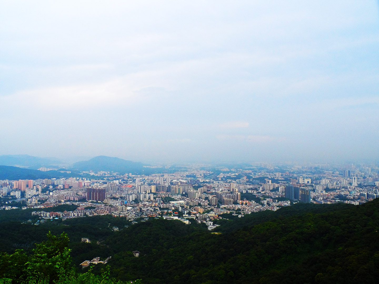 Guangzhou Guangdong baiyuan Shan white cloud mountain city view