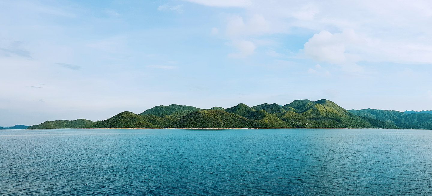 Shenzhen yantian coast Hong Kong sha tau Kok