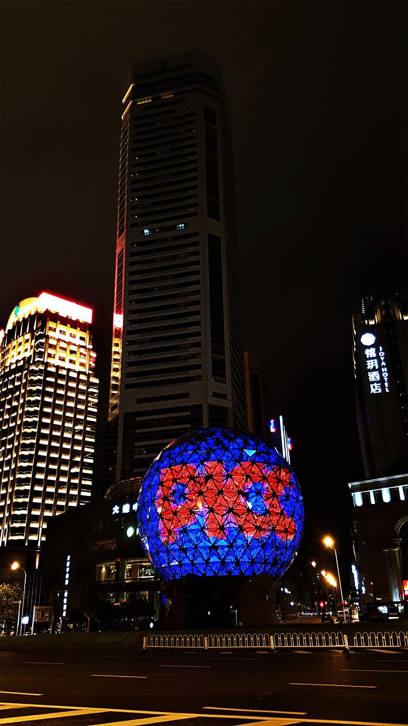 dalian liaoning friendship square night