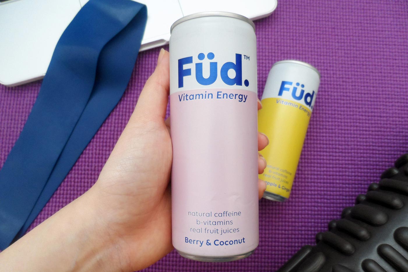 fud füd vitamin energy drink berry coconut pineapple ginger