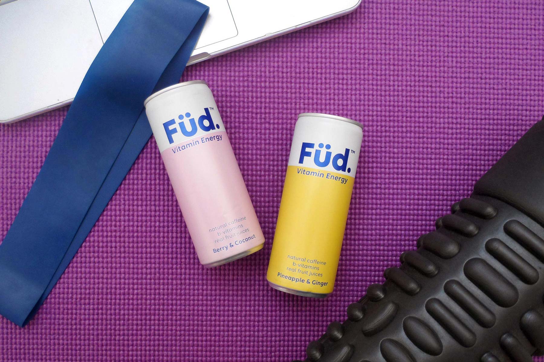 fud füd vitamin energy drink berry coconut pineapple ginger