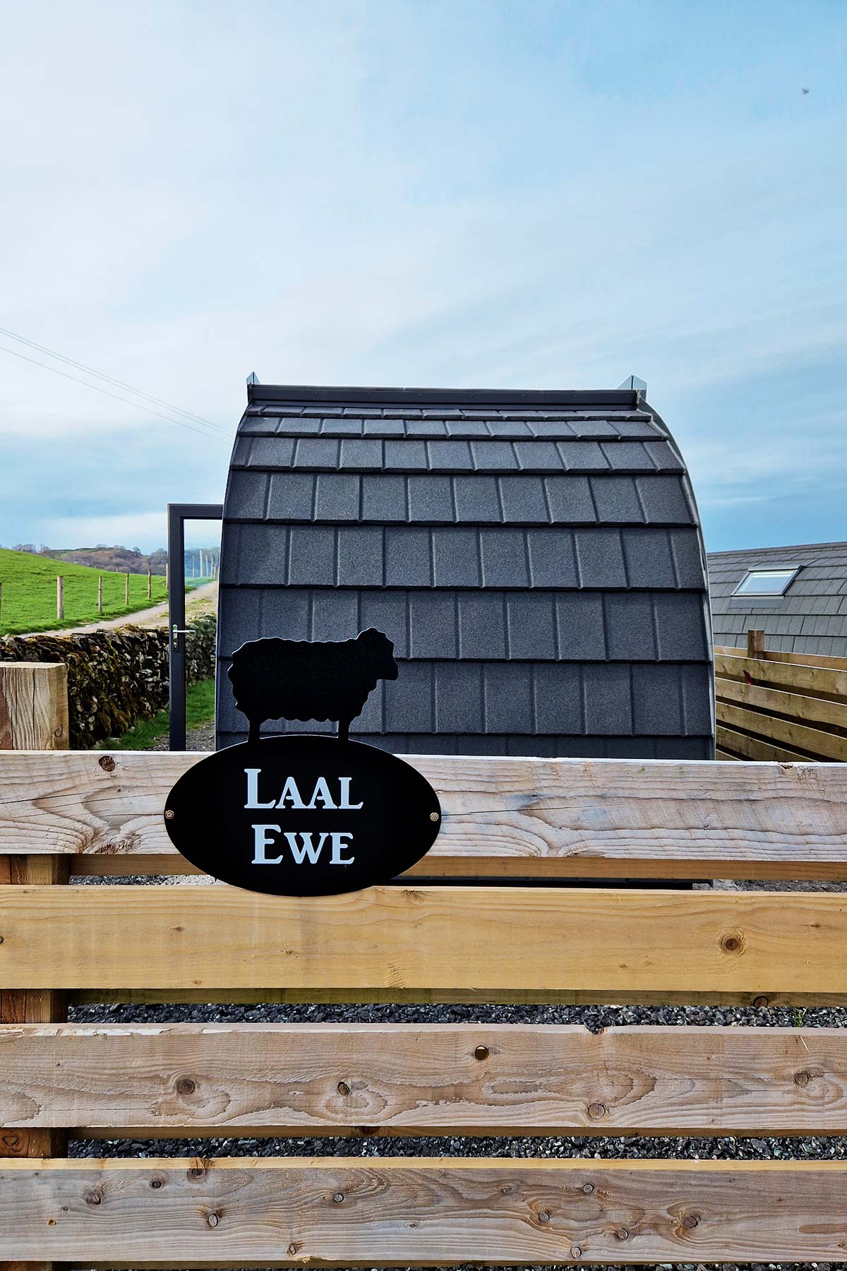 Laal Ewe pod at lakeland glamping in underbarrow, lake district