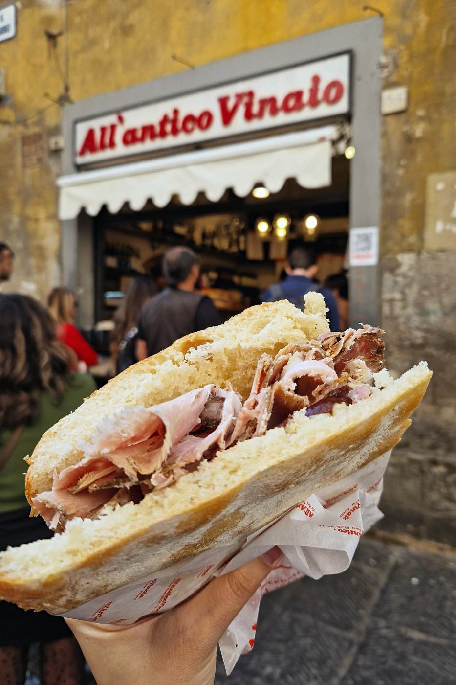 all anrico vinaio numero uno 1 sandwich florence firenze italy