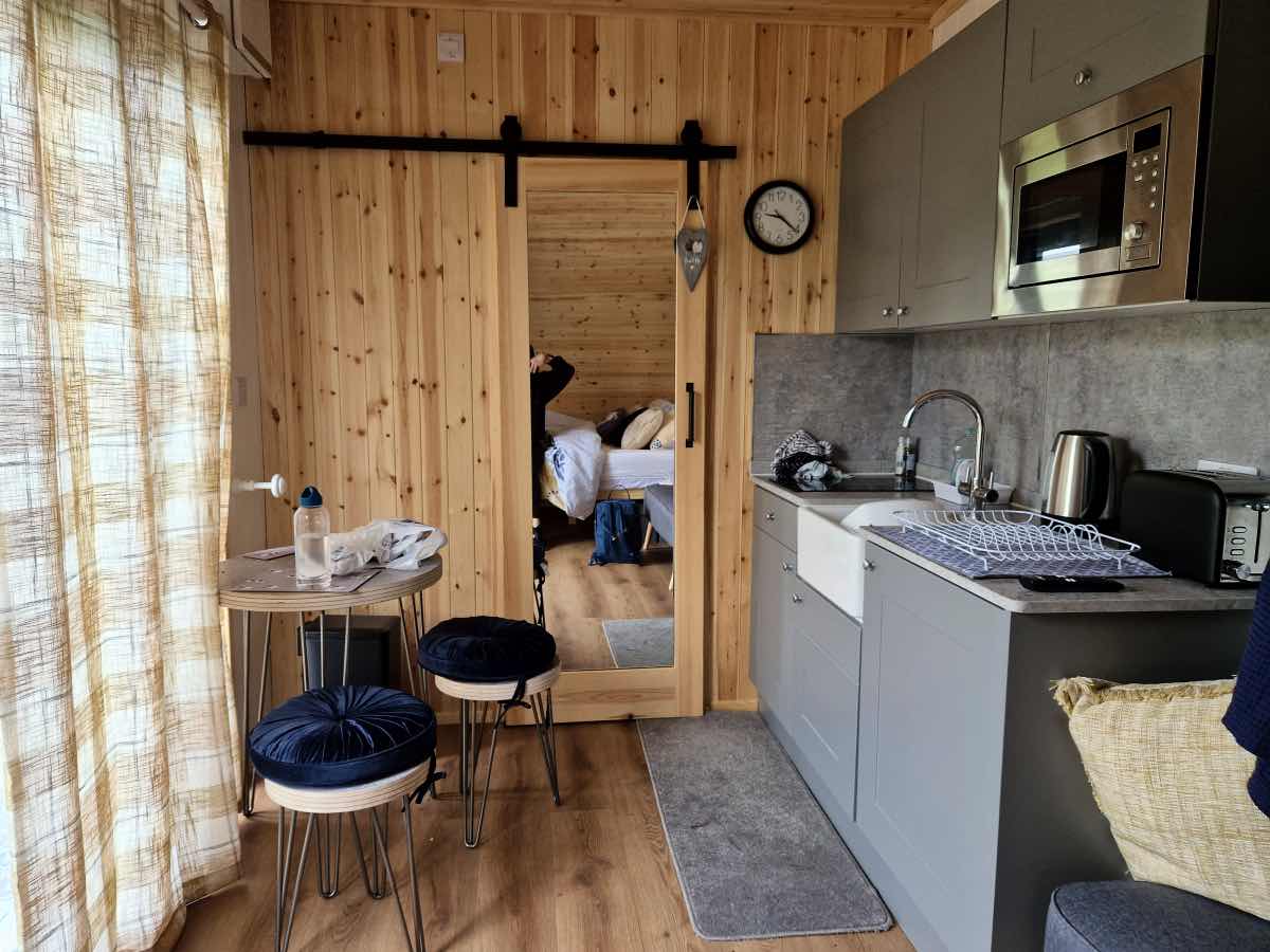 Laal Ewe pod at lakeland glamping in underbarrow, lake district